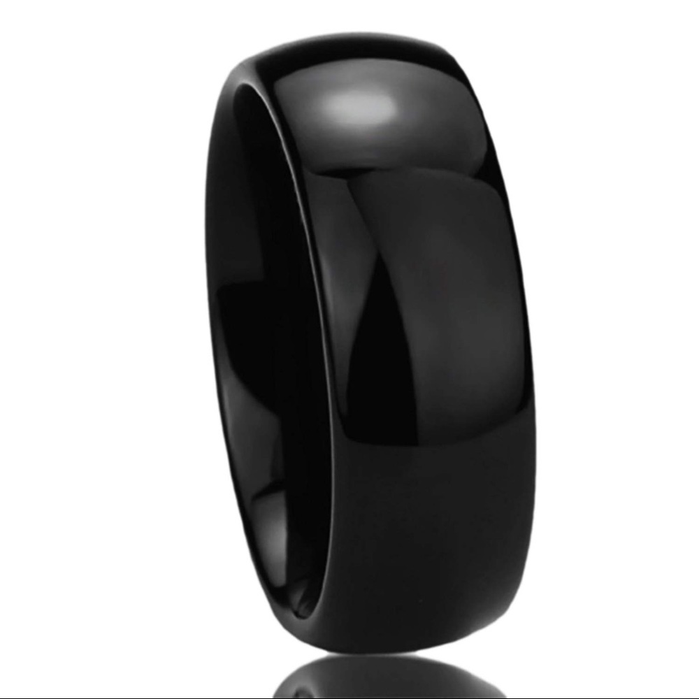 Black Stainless Steel Ring
